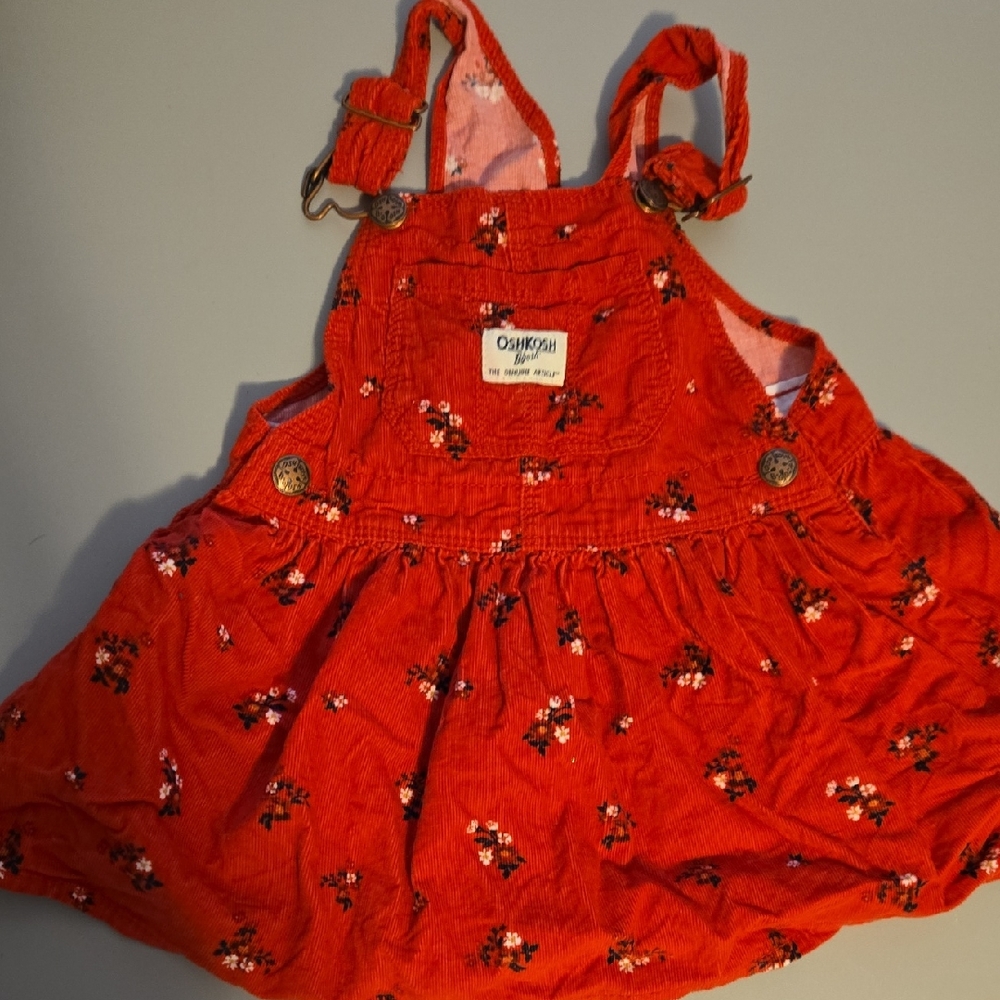 OshKosh B'gosh Red Floral Baby Jumper